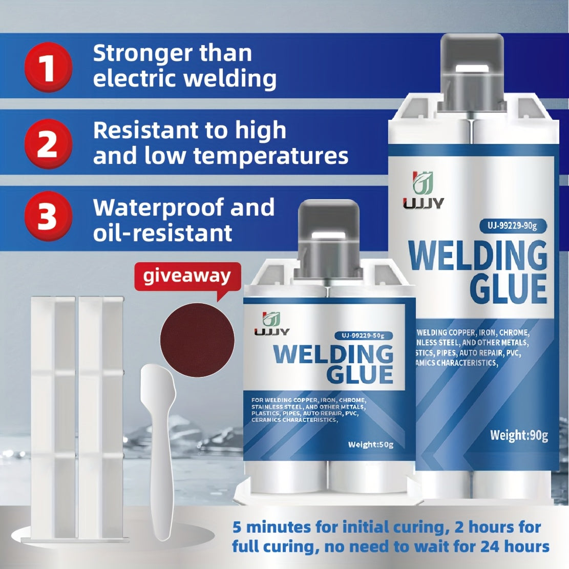 UPVY Strong Welding Glue, Waterproof & Heat-Resistant TJR4D7M