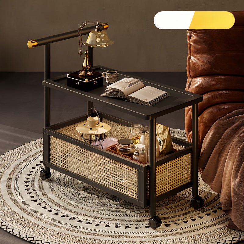 Modern Side Table with Golden Accents - CS02