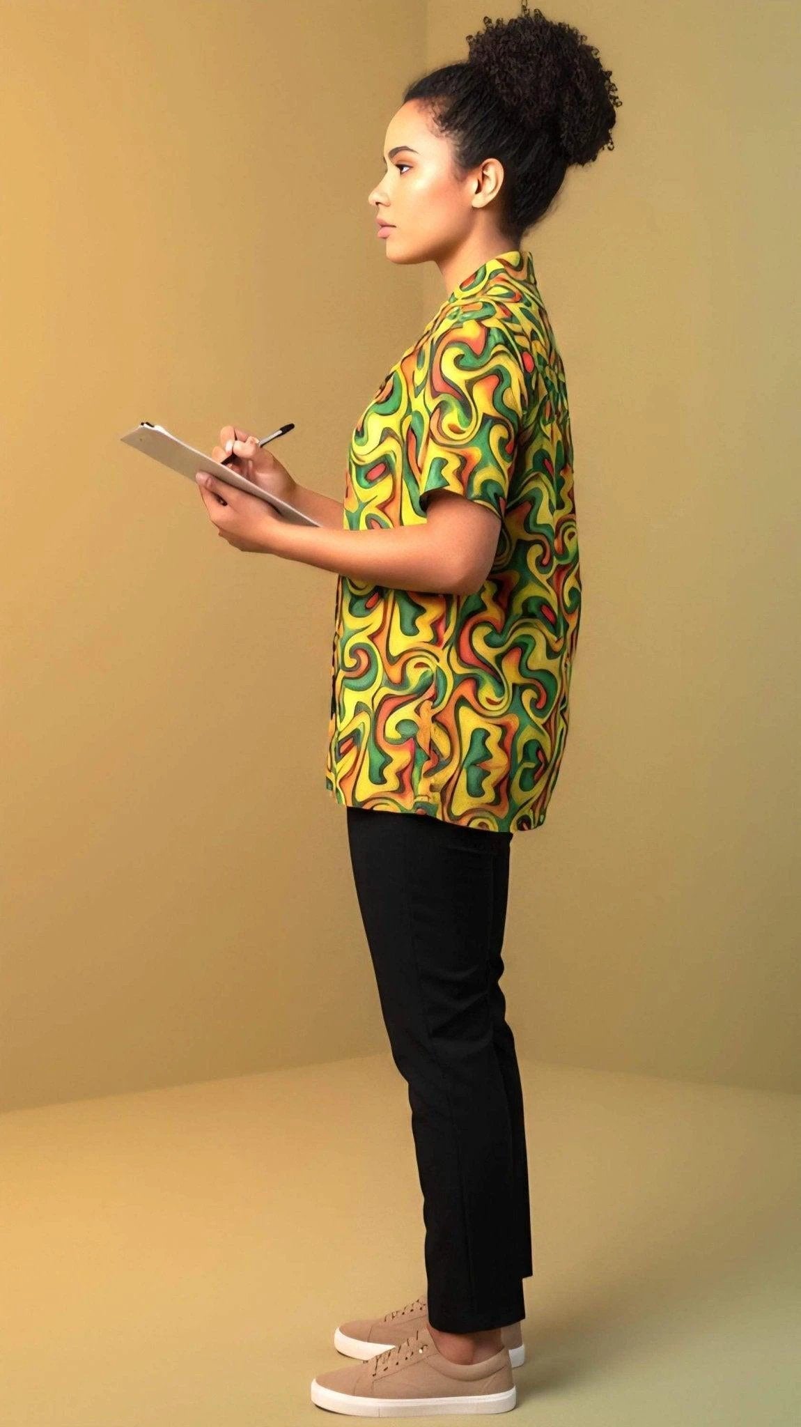 Retro Boundless Swirl Hawaiian Shirt | 70s Psychedelic AOP Camp Shirt for Festival & Summer Style