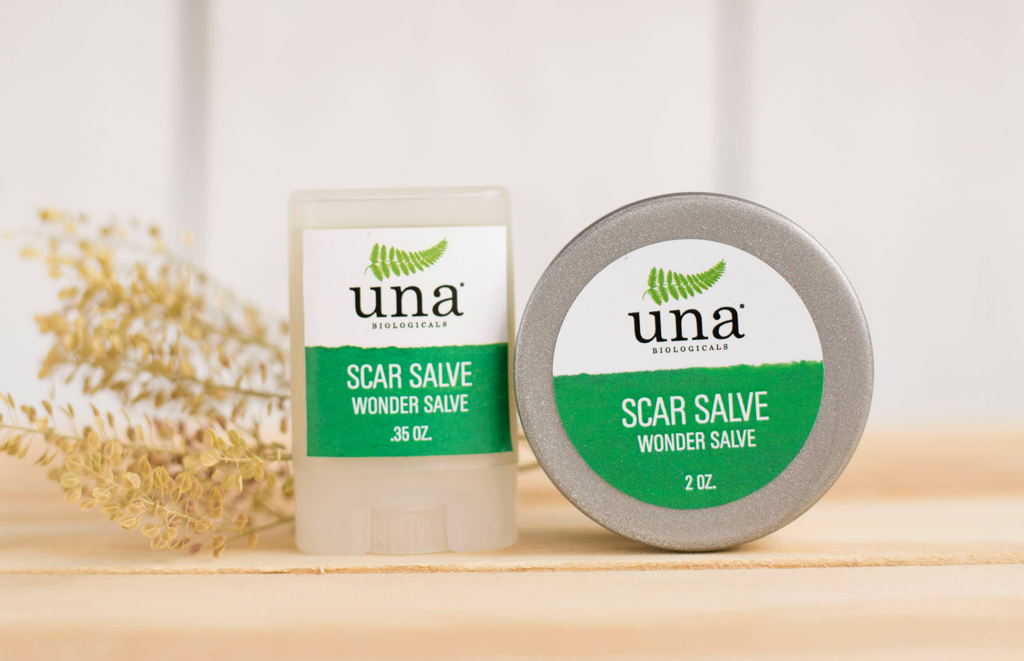 Una Biologicals - Scar Salve, Herbal Salve: Travel Size