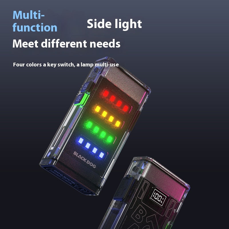BLACKDOG STAR BOX Multifunctional Lighting Flashlight 3300LM Super Power Long Range LED Light 4 Color Torch Outdoor 3000mAh Battery IPX5 Waterproof