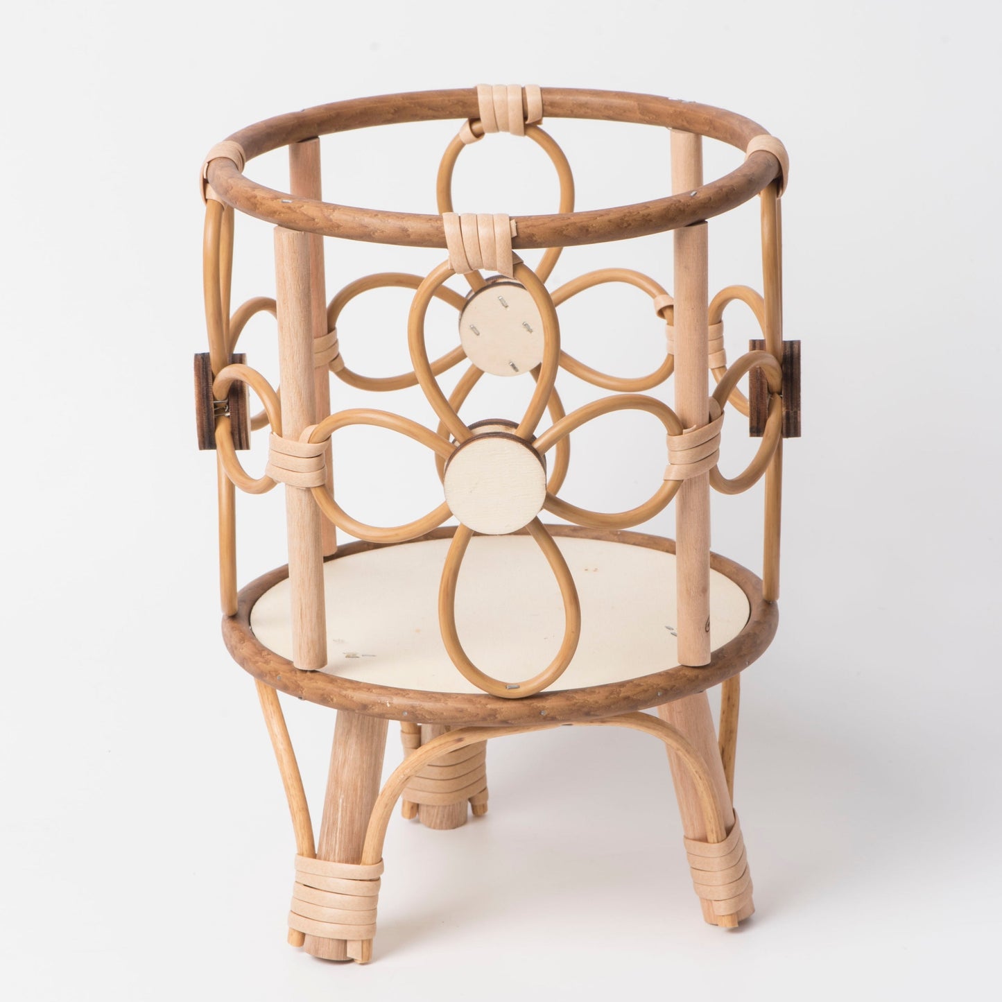 Modern Handcrafted Woven Rattan Planter Stand - CI2K