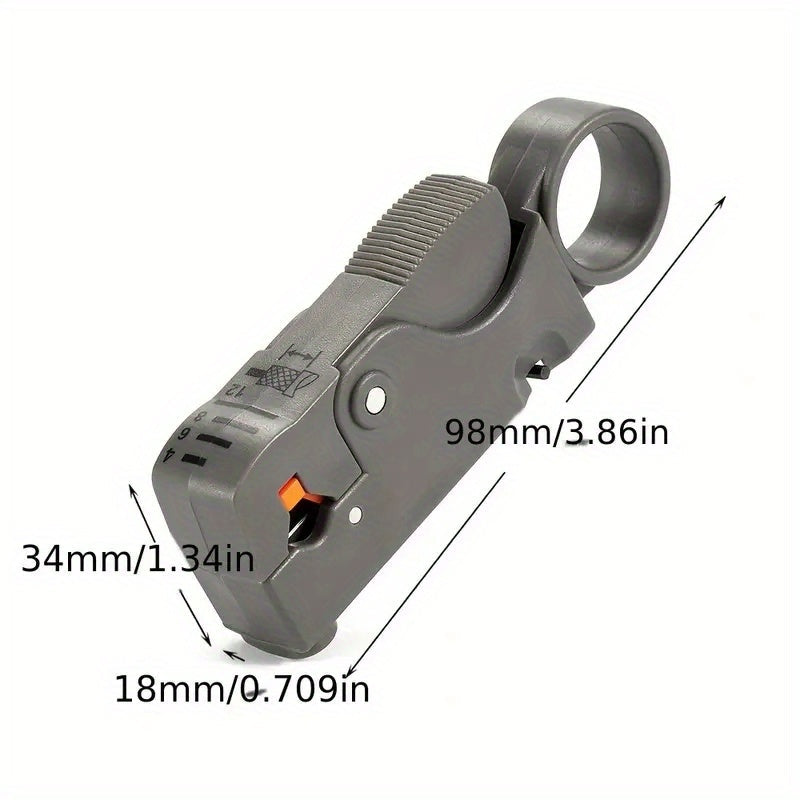 Multi-Functional Rotary Coaxial Cable Cutter Tool- HMT14CC