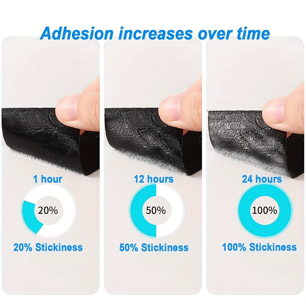 Hook & Loop Tape Strips with Adhesive Back - TJR7X9B