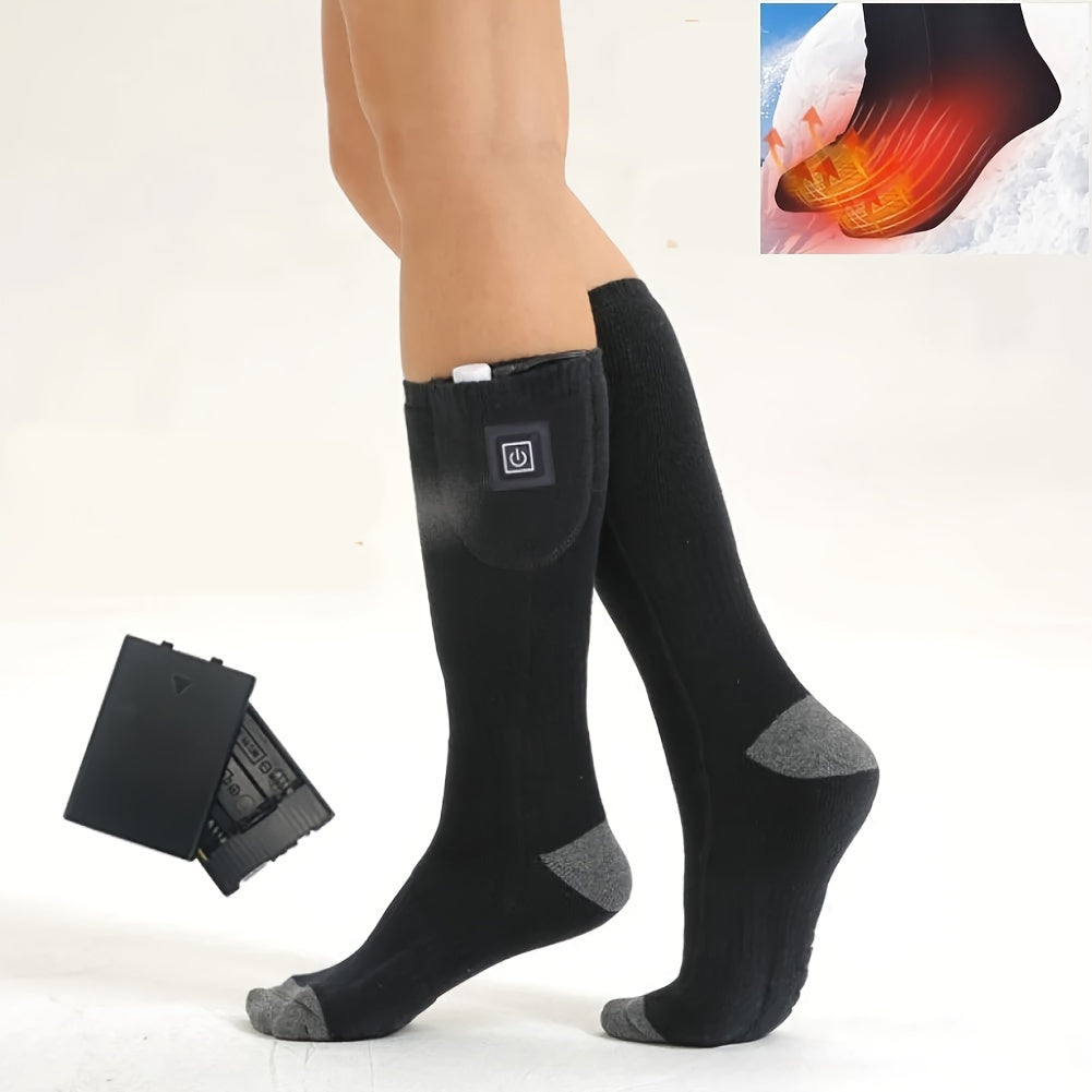 Electric Heated Socks for Cold Weather Outdoor Sports TJR4P2L
