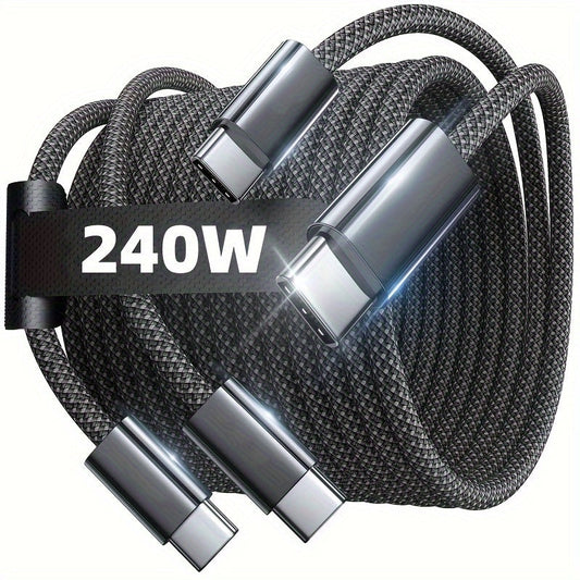240W Super Fast PD Charging Type-C Cable for Multiple Devices TJR5X9L