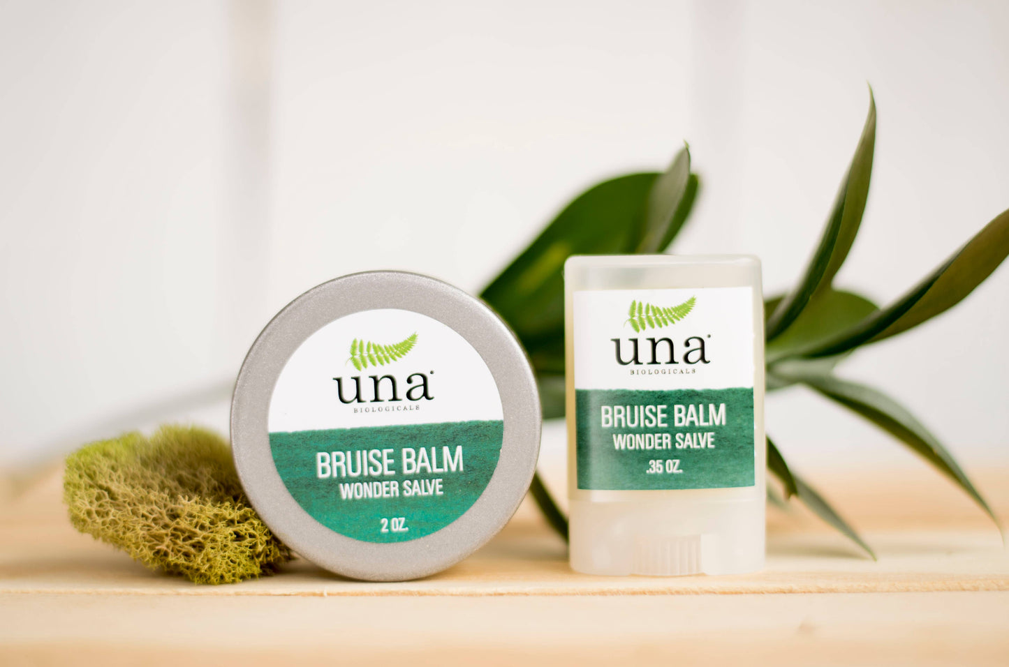 Una Biologicals - Bruise Balm, Herbal Salve: 0.35 oz