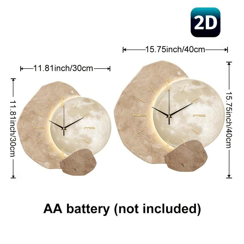 Minimalist Moon Phase Wall Clock- HMT17WC