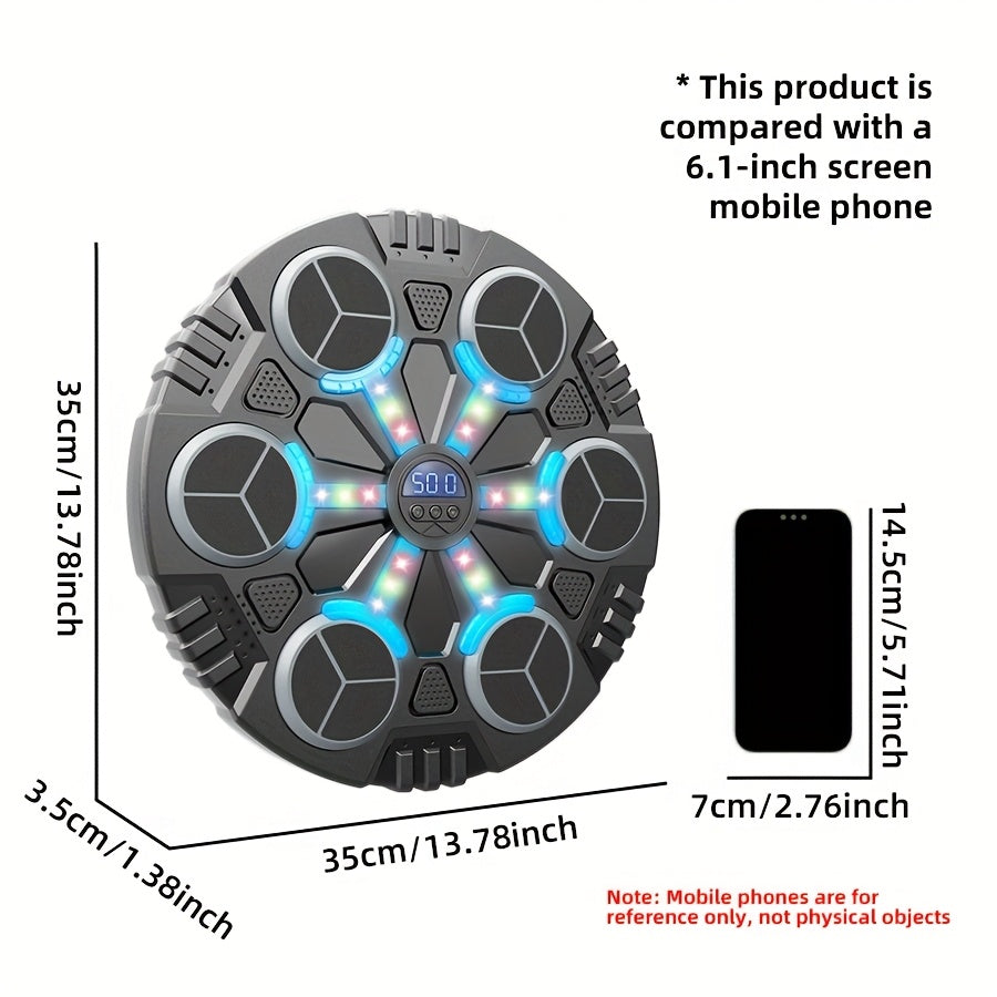 Electronic Boxing Board with 6 Targets and Light Effects TJR3M9V