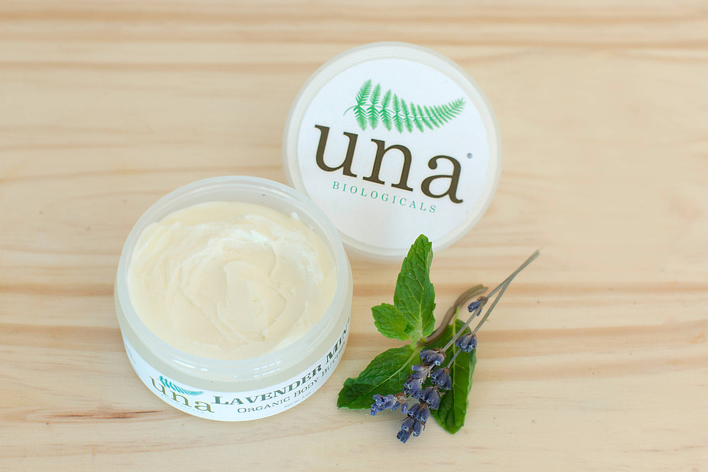 Una Biologicals - Lavender Mint Body Butter: 2 oz