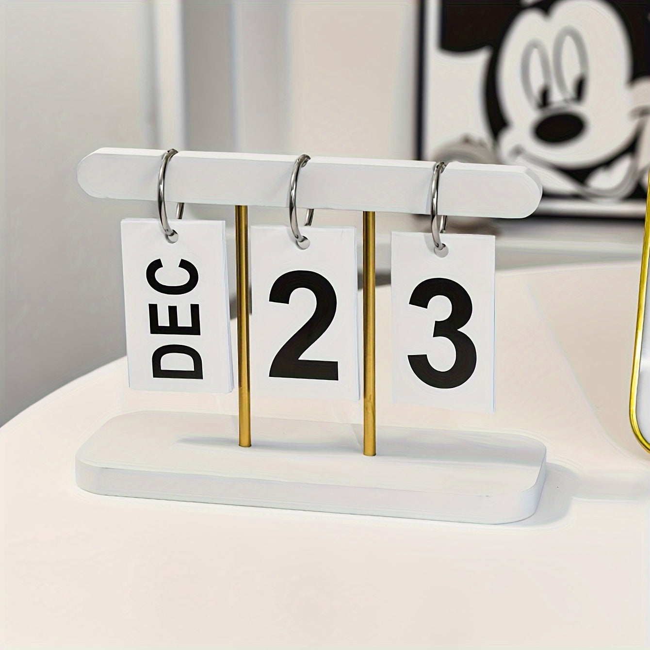 Modern Minimalist Flip Calendar Desk Organizer - DN3J