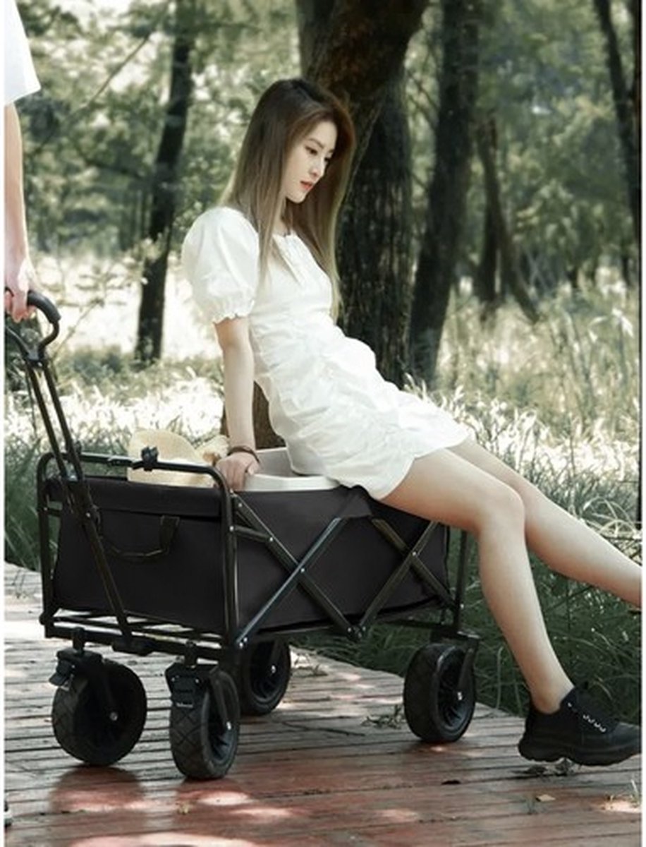 Gardlov Opvouwbare Transportkar - 100 kg Draagkracht, Draaibare Wiele