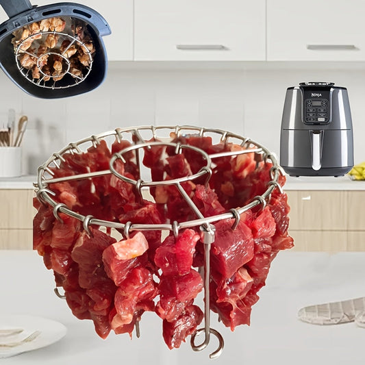 Stainless Steel Vertical Grill Rack, Air Fryer Skewer Holder – TJR8J4L