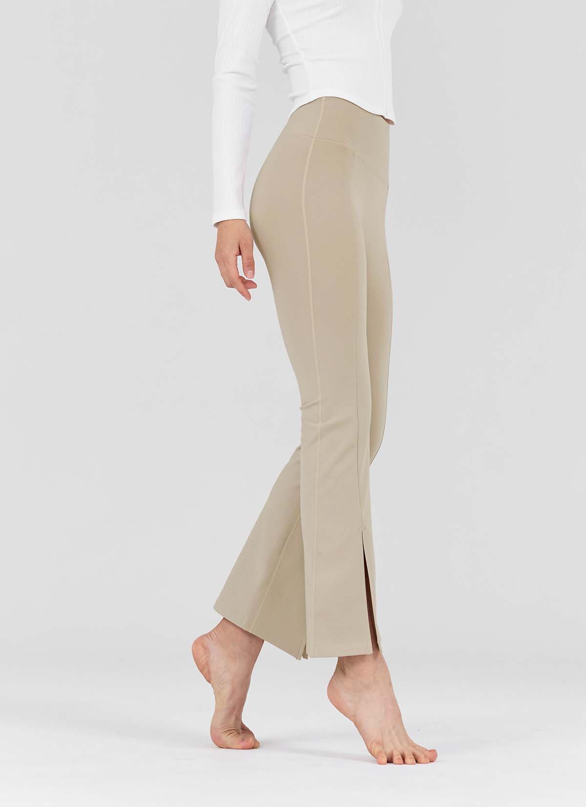 [Only New Member]XELLA Napping Boots Cut Slit Pants
