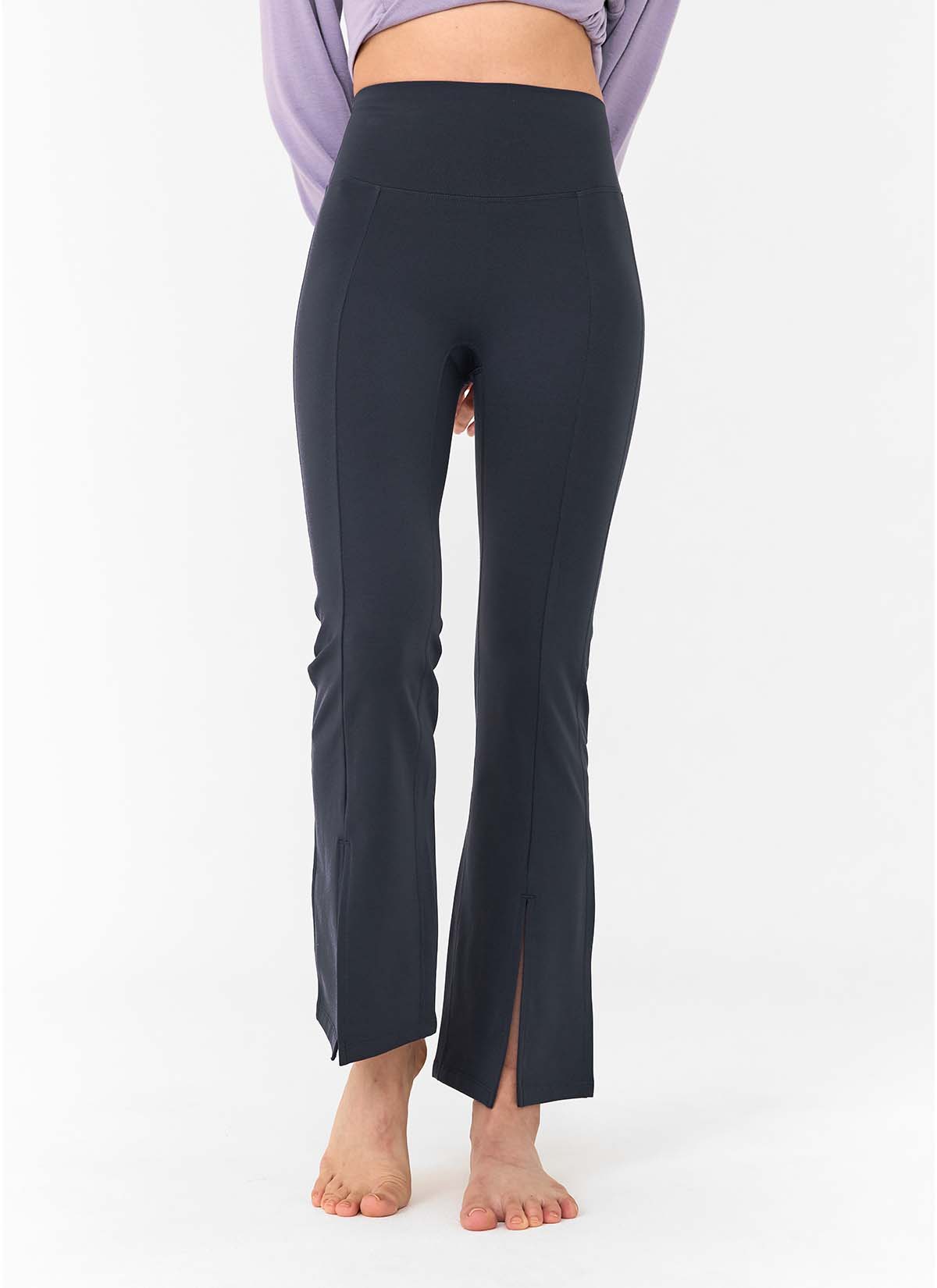 [Only New Member]XELLA Napping Boots Cut Slit Pants