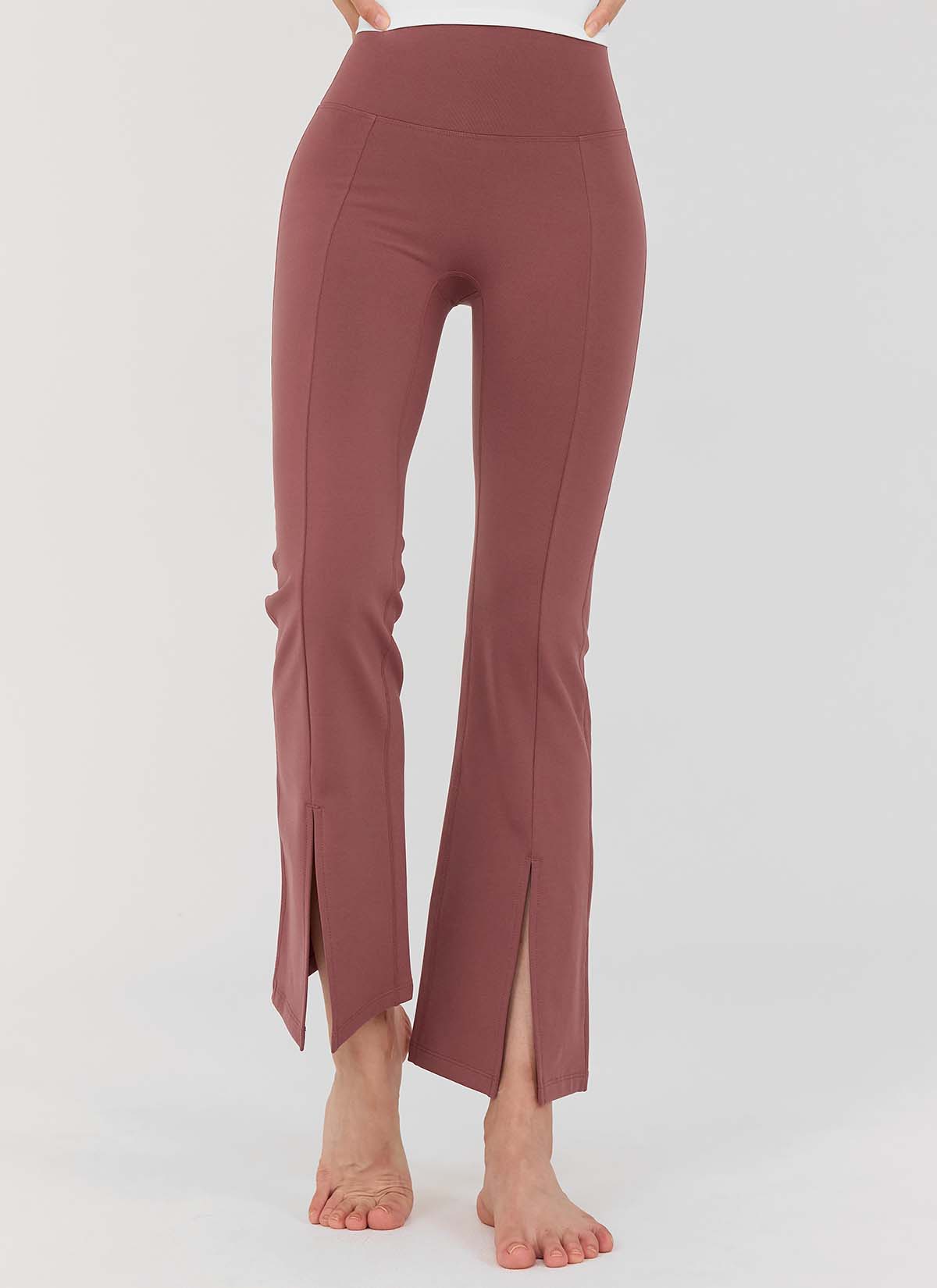 [Only New Member]XELLA Napping Boots Cut Slit Pants