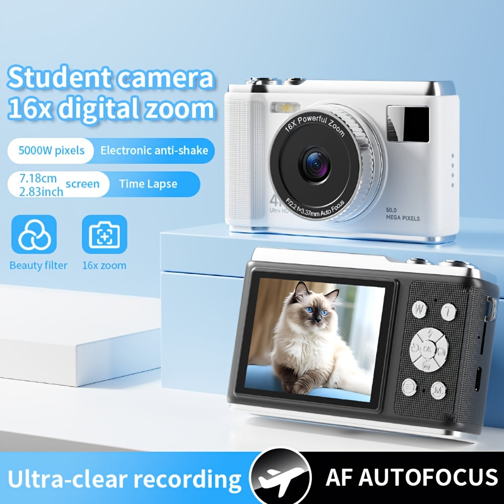 4K Digital Camera with 16X Zoom & 32GB TF Card Included TJR9T4Y