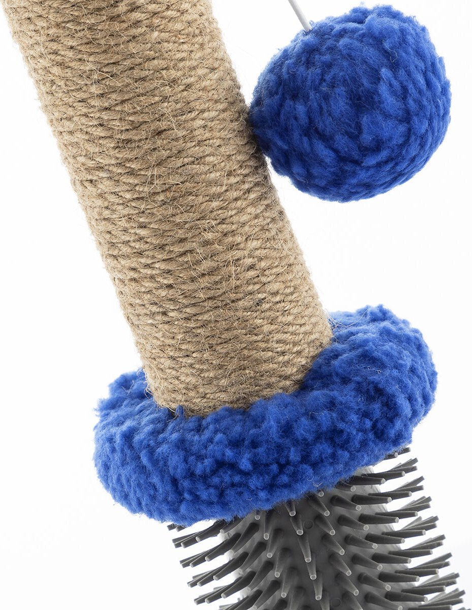 Massage-krabpaal met balletje voor katten Miausage InnovaGoods