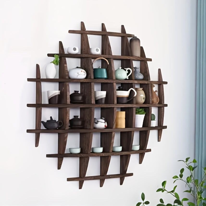 Vintage Wooden Wall Shelving- HMT14FF