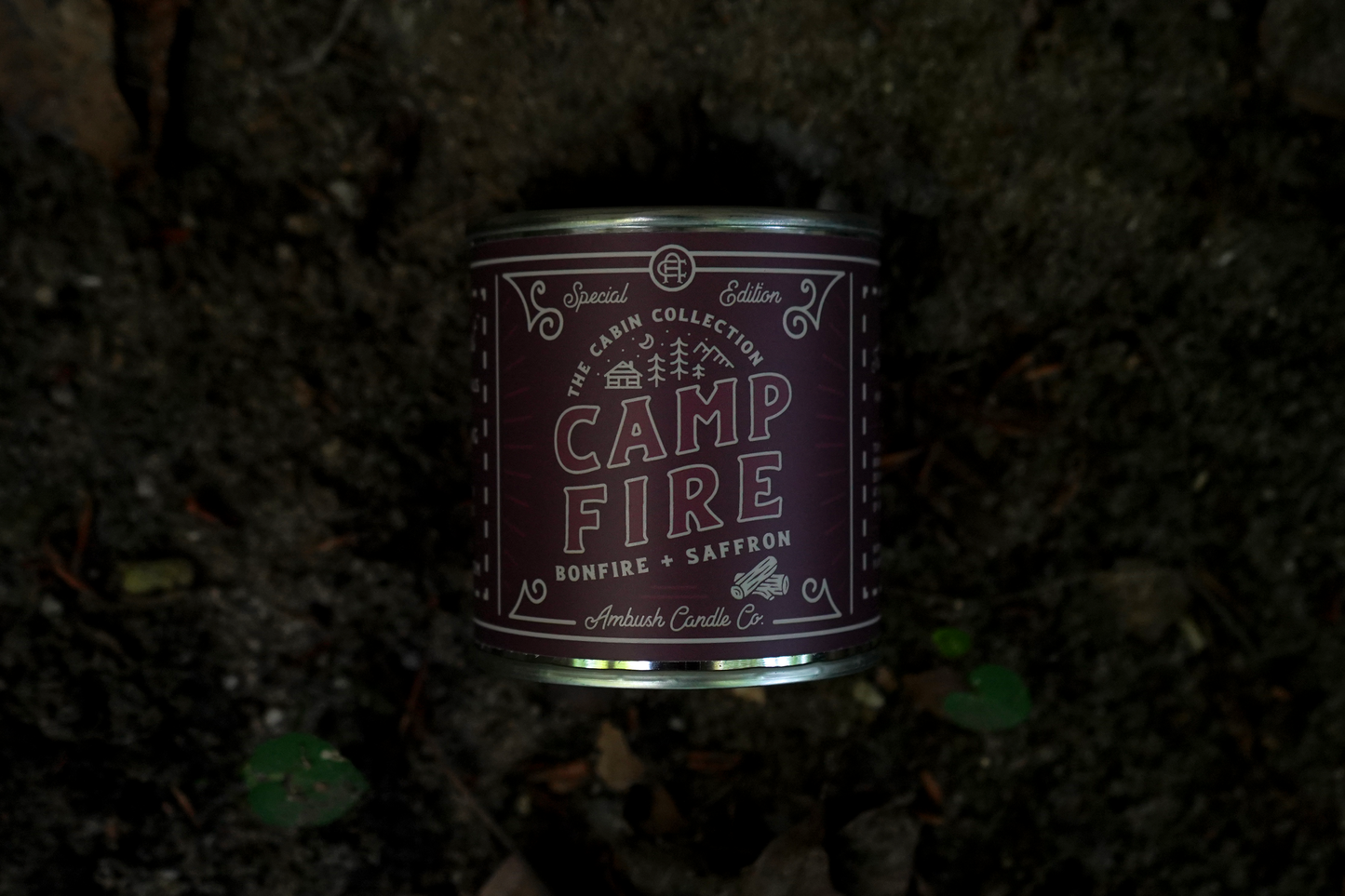 Campfire | Bonfire + Saffron 8oz Soy Candle