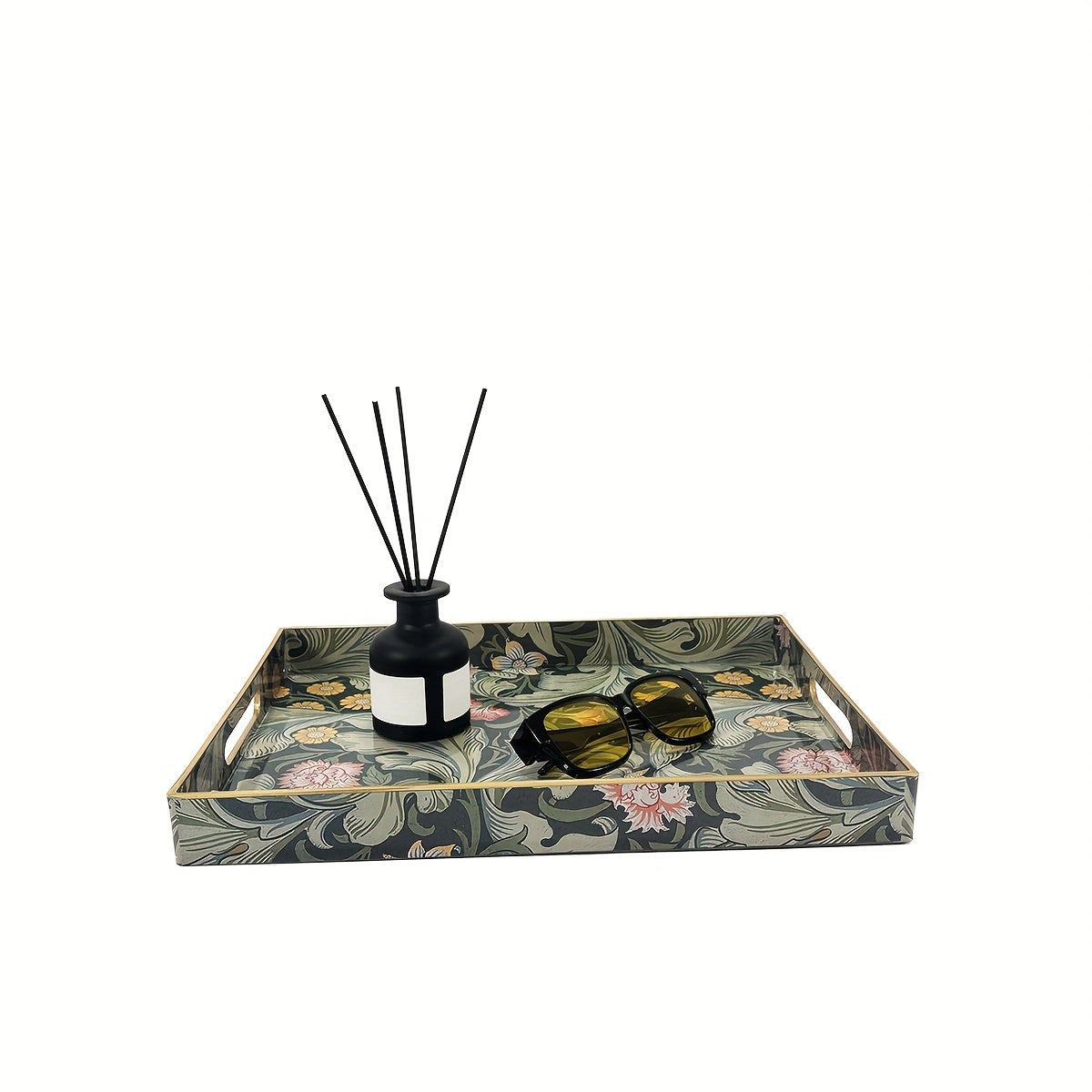 Decorative Serving Tray with Handles - SI2K