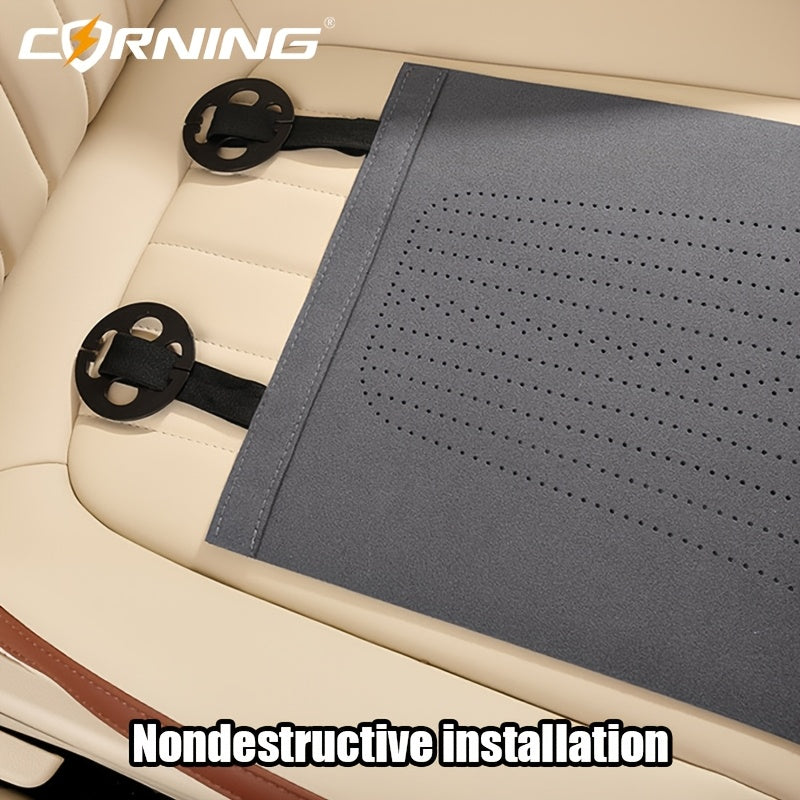 Ergonomic Car Seat Extender  Leather Leg Support Cushion-WX0J