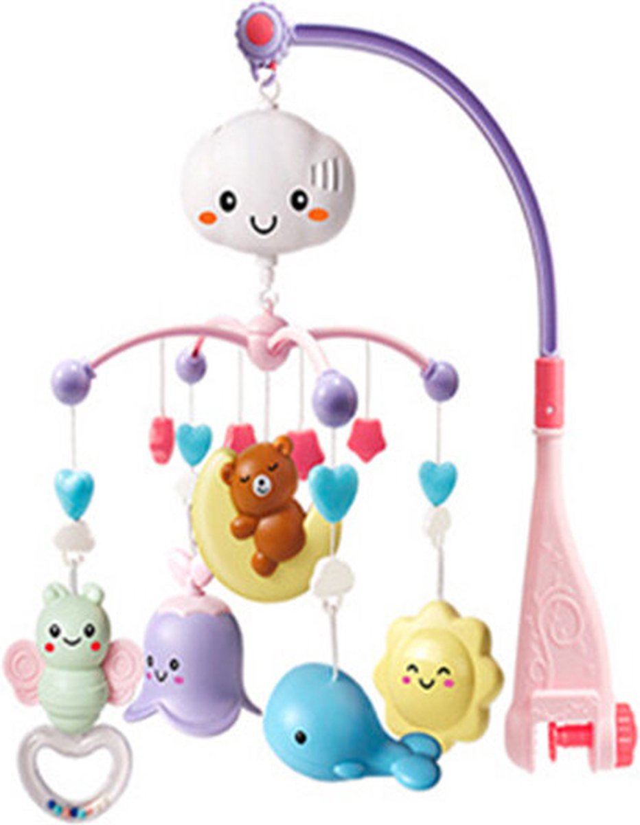 Muziekmobiel Viva Kids - Mobiele baby- Baby Carrousel - muziek bel voor babybed