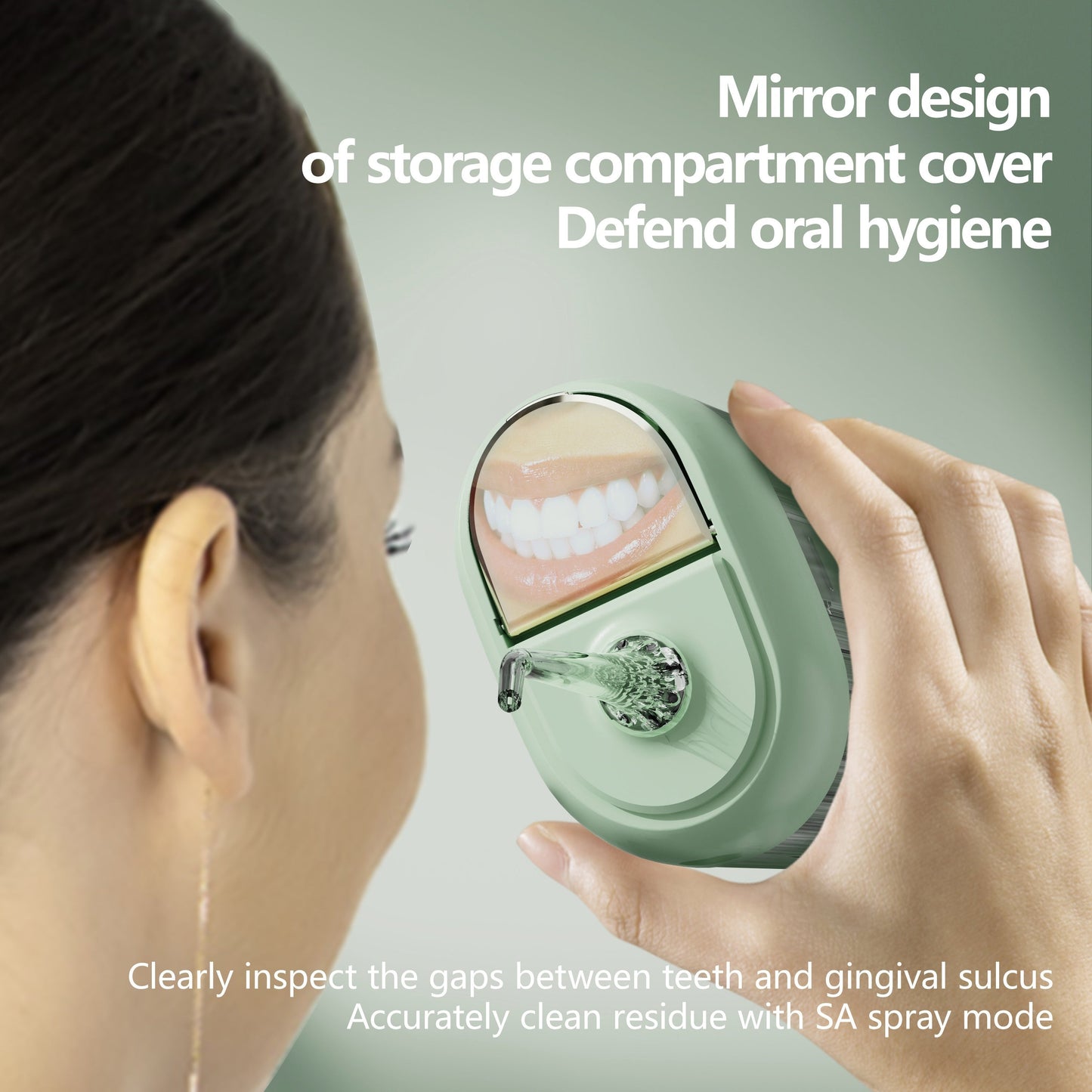 USB Rechargeable Electric Water Flosser, Portable Oral Care – TJR2D9Y