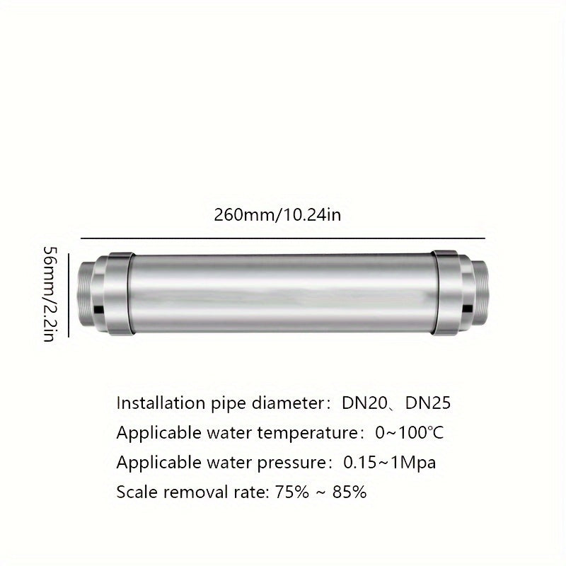 Stainless Steel Descaling Water Purifier SaltFree High Flow-JN0Y