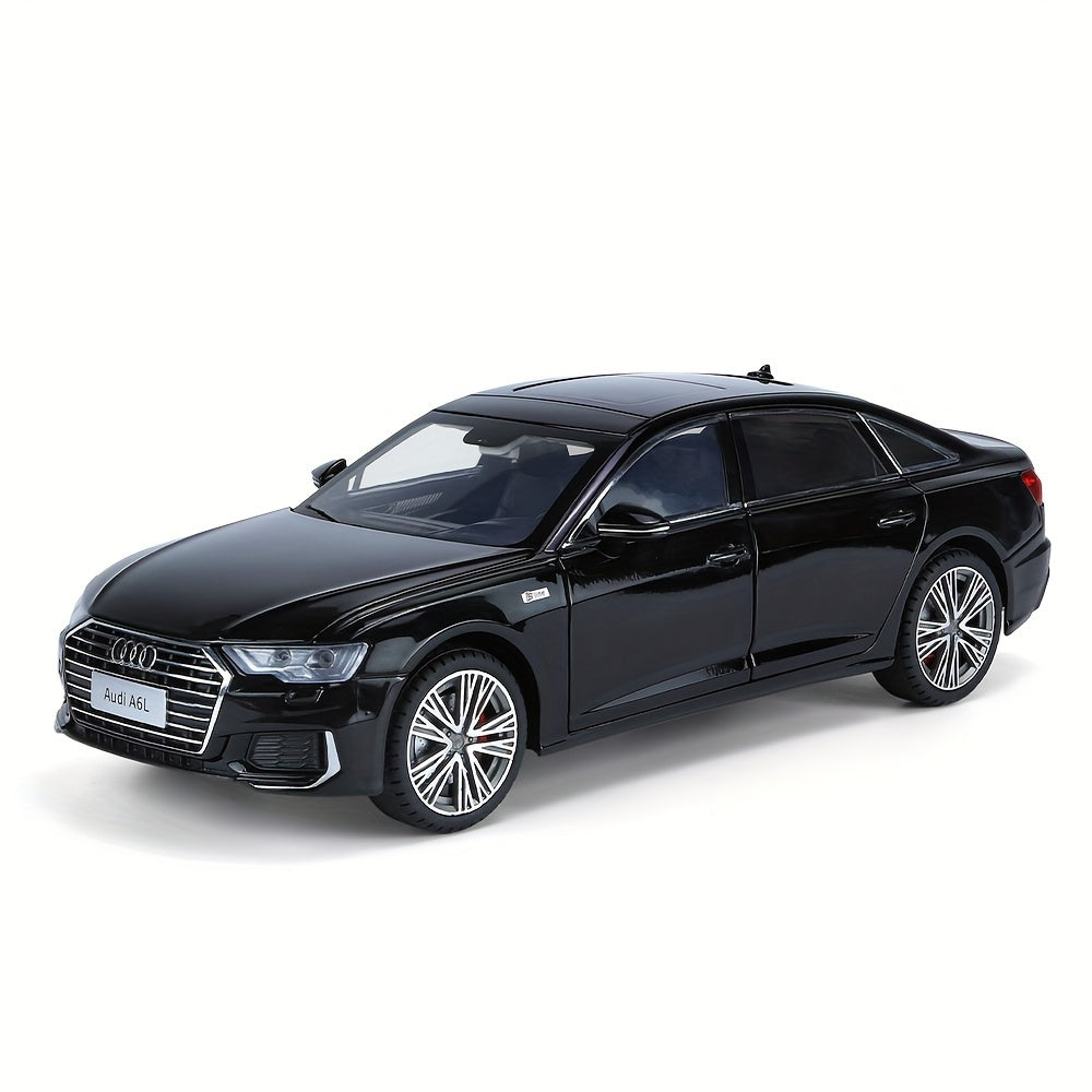 Audi A6L 118 DieCast Model Car  WhiteBlack-OSX1