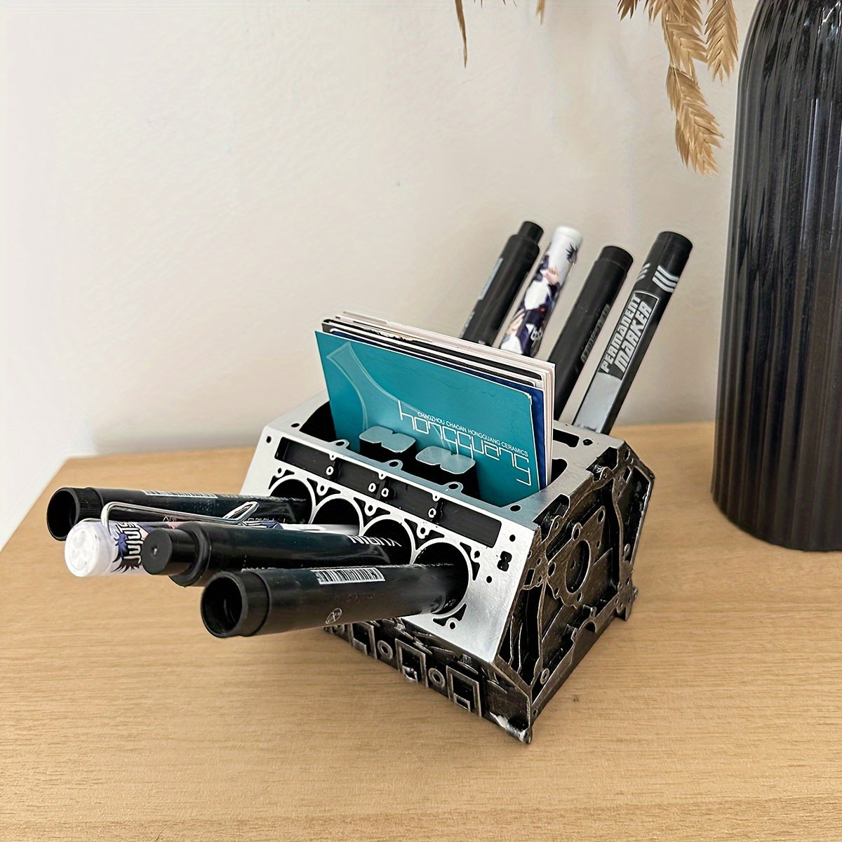 Engine Cylinder Desktop Organizer- HMT24DO