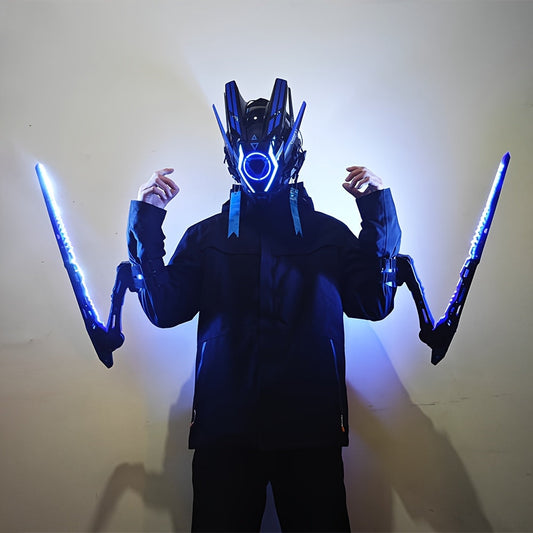 Cyberpunk LED Mantis Knife Set for Halloween & Costume Gifts TJR9Z1K