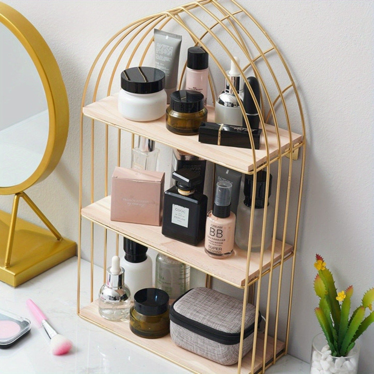 Golden Brooklyn Wall Shelf - IK0Y