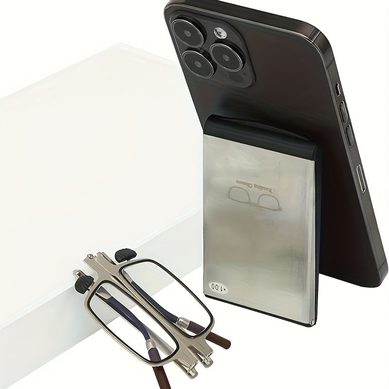 Portable Foldable Metal Reading Glasses-CUF2