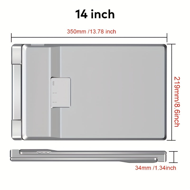 Laptop Screen Extender 35cm FHD DualTriple Portable Monitor-6JTD
