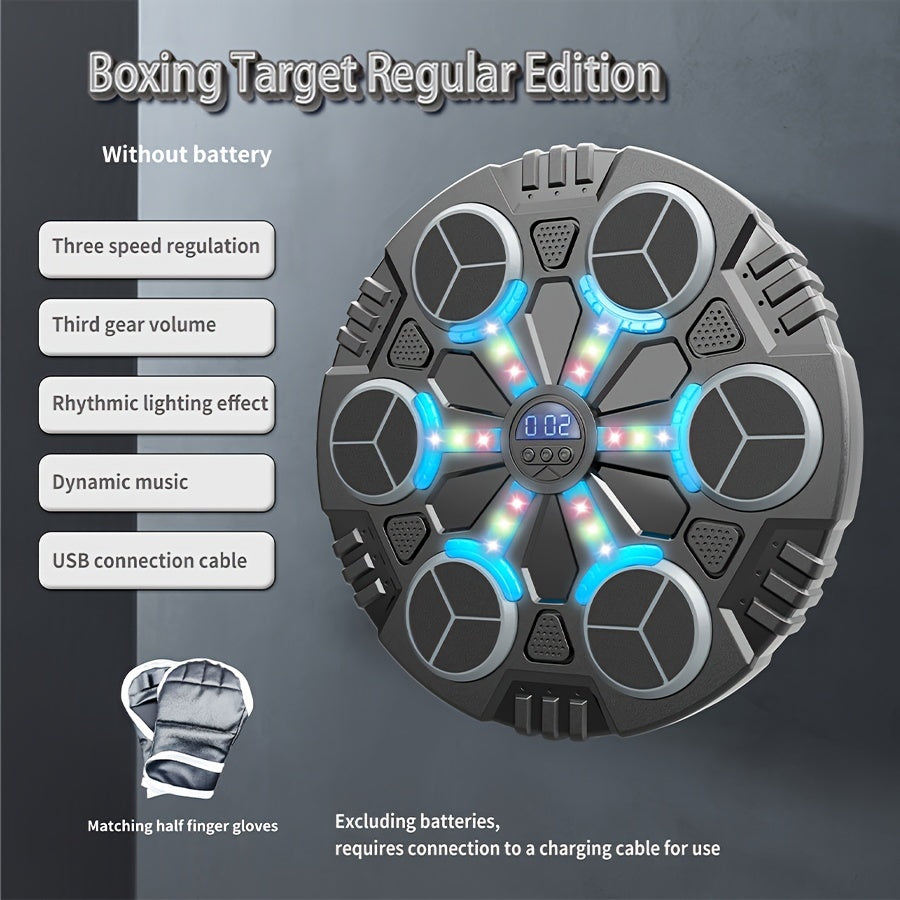 Electronic Boxing Board with 6 Targets and Light Effects TJR3M9V