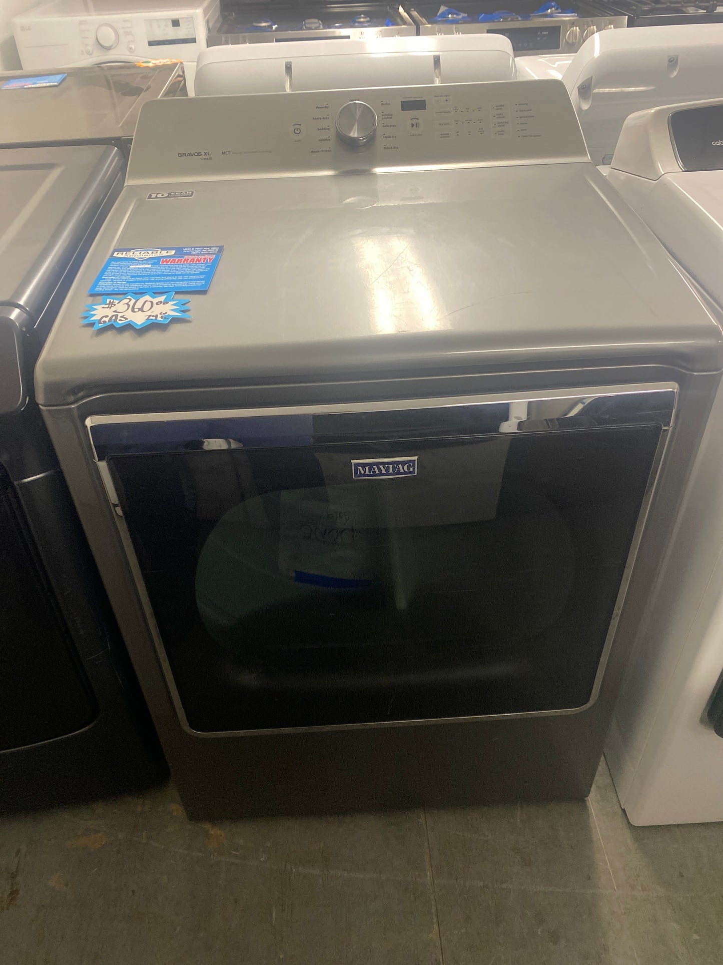 Maytag 7.4 cu. ft. Capacity Natural Gas Dryer