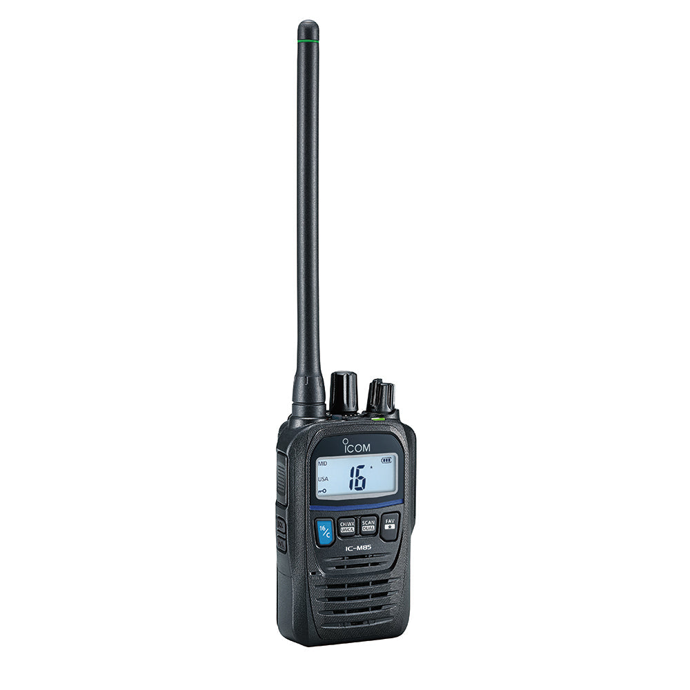 Icom IC-M85UL Intrinsically Safe, Ultra Compact Handheld VHF Marine Radio w/5W Power Output [M85UL 31 USA]