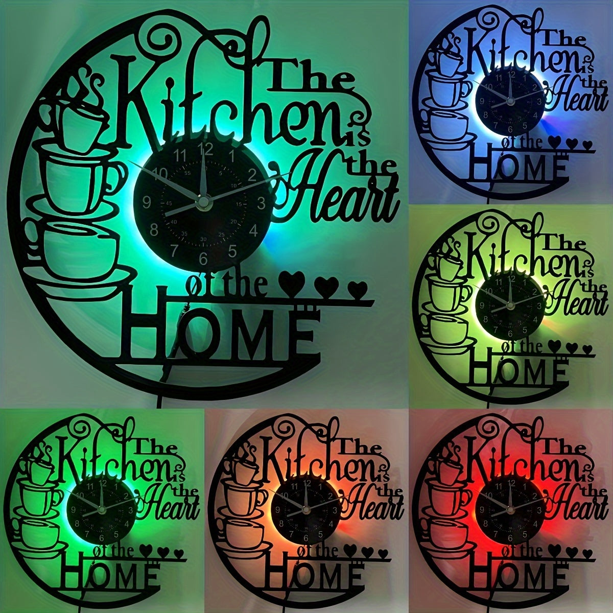 Vinyl Record Wall Clock- HMT24RR