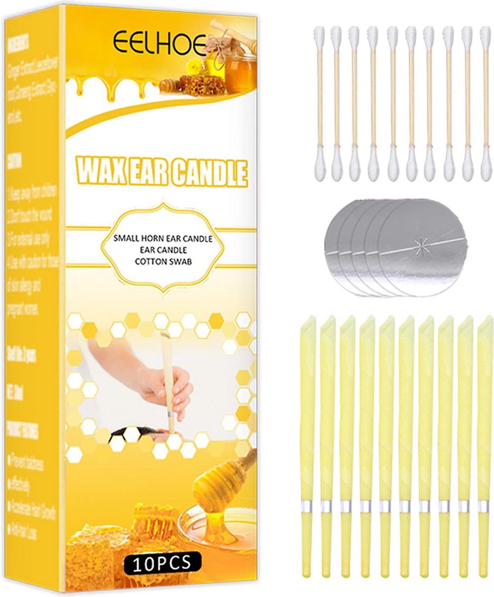 Oorreiniging en Ontspanning met Oorkaarsen - Set van 20 stuks