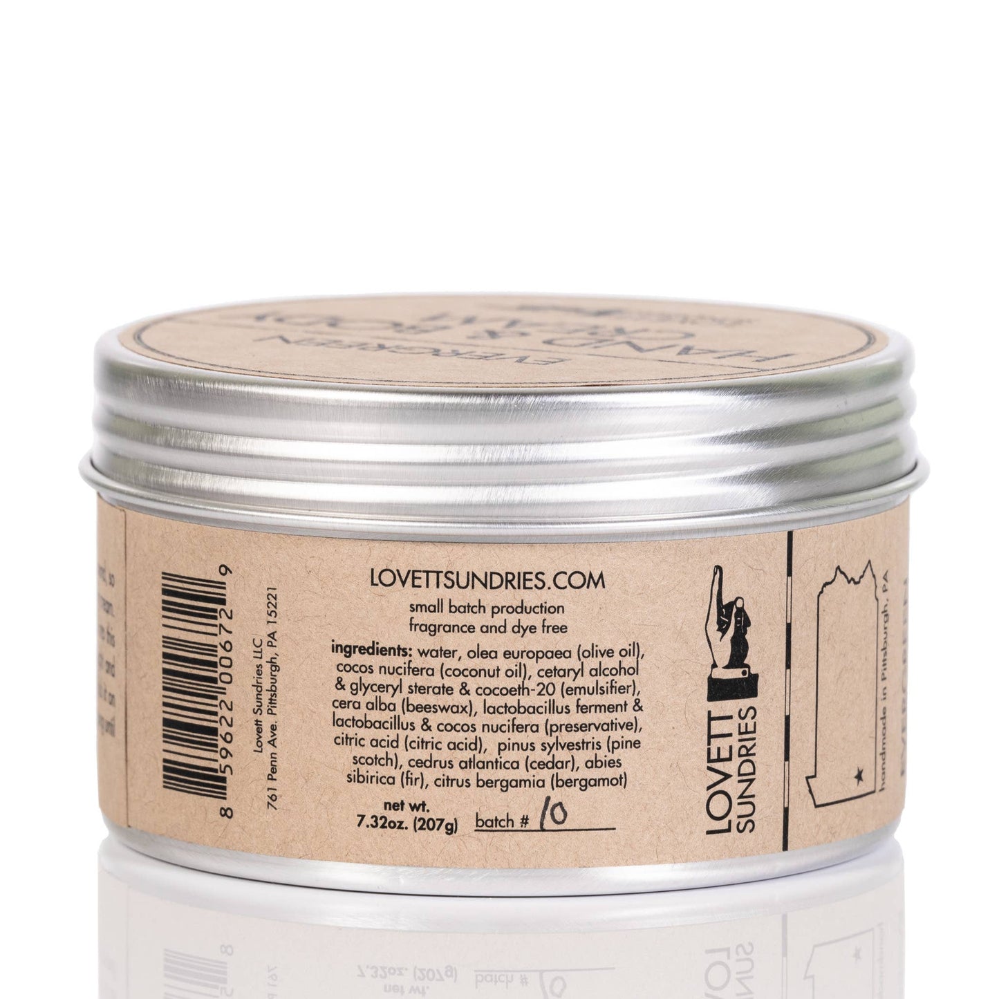 Lovett Sundries - Hand and Body Cream: Lavender