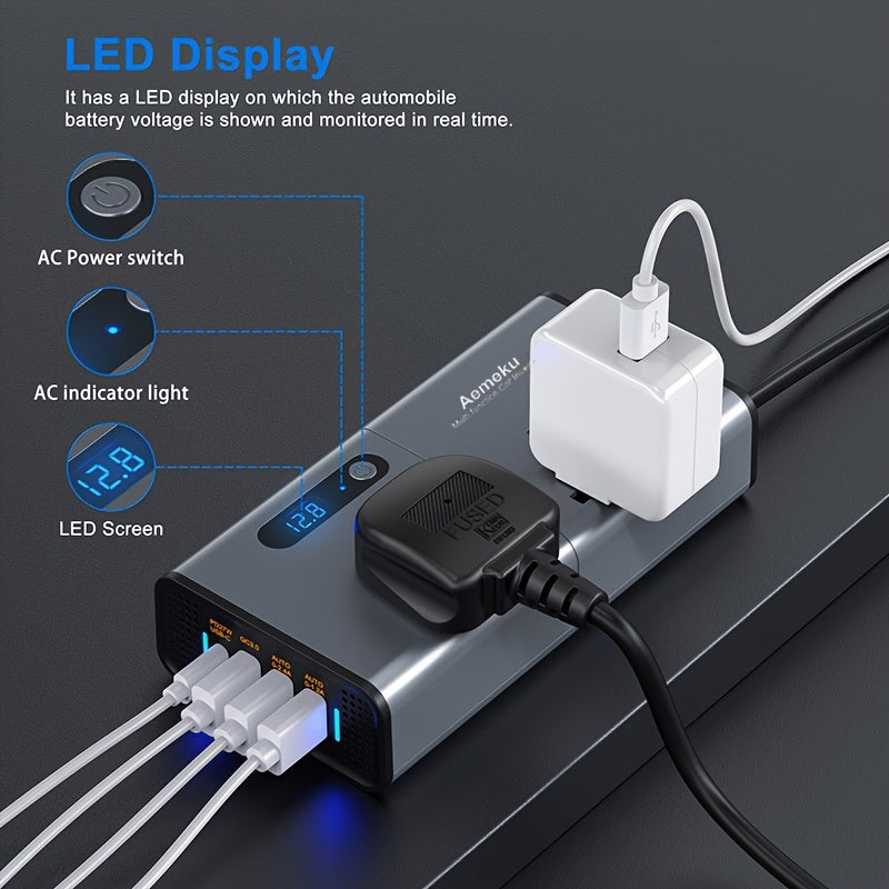 200W Car Inverter- HMT15CI