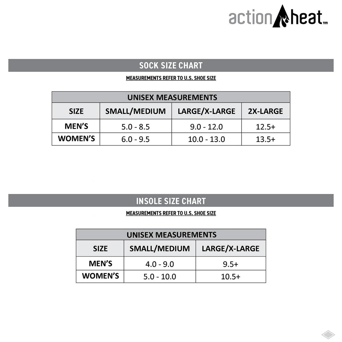 ActionHeat 5V Battery Heated Sock Covers