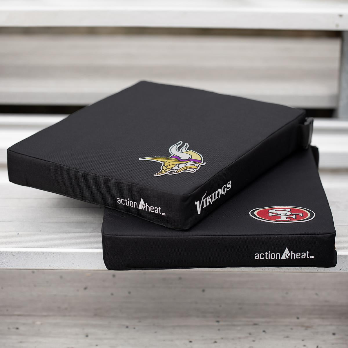 ActionHeat Minnesota Vikings 5V Battery Heated Seat Cushion