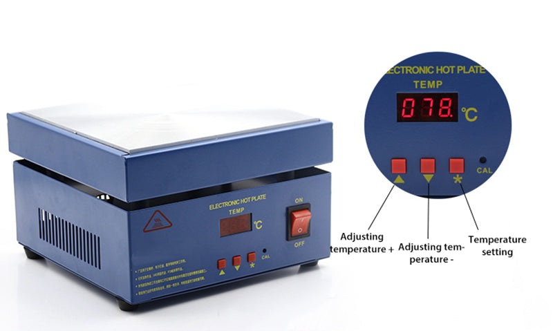 Electronic Hot Plate Preheat Preheating Station 110V
