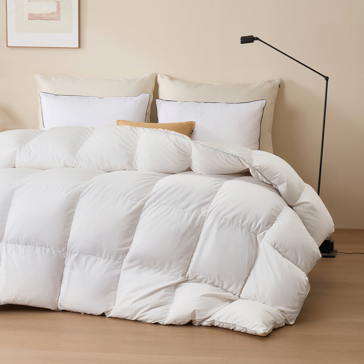 Rose Silent™ Smooth Goose Down Duvet Insert For Deep Sleep