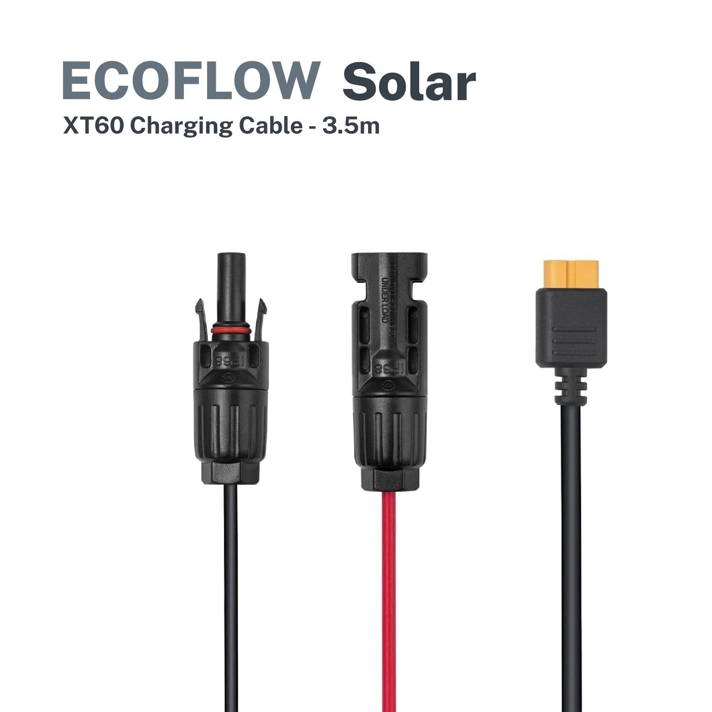 EcoFlow XT60 3.5m Charging Cable Portable Lightweight Solar Panel To XT60 Charging Cable Universally Compatible With All DELTA/RIVER Series Model