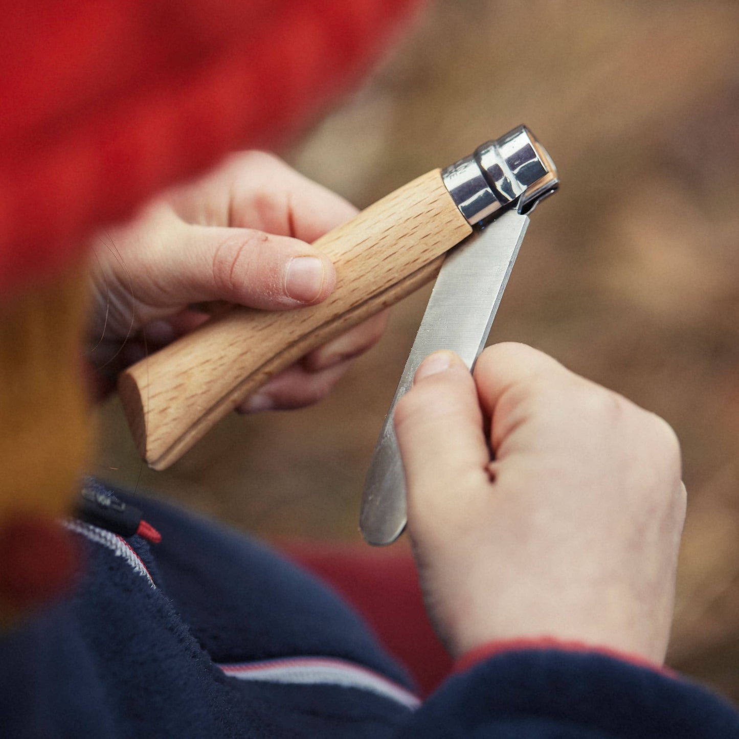 Opinel - My First Opinel Knife & Recycled Sheath Set