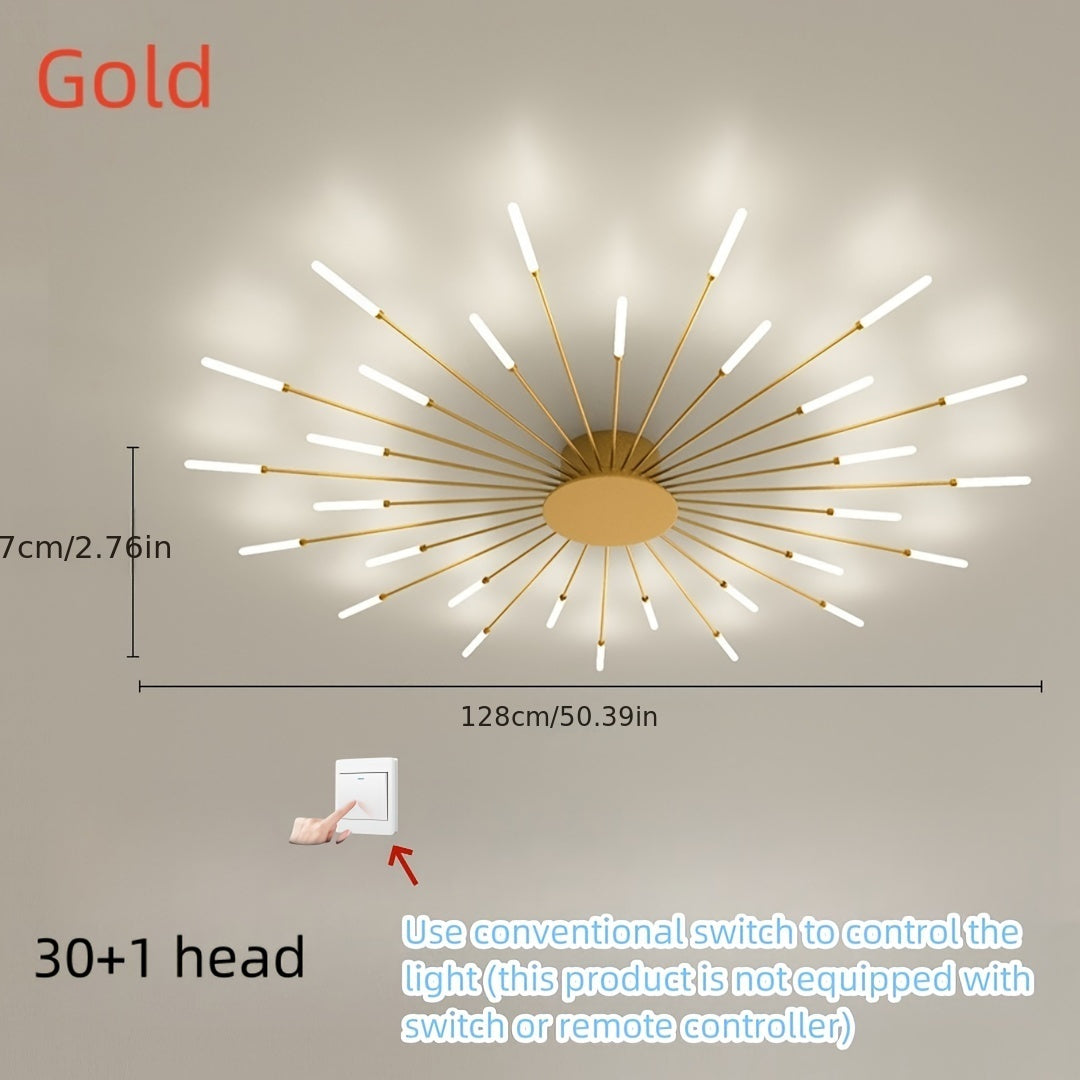Modern Luxury LED Fireworks Ceiling Lamp-CVH5