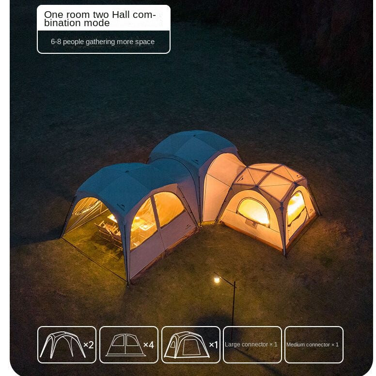 Naturehike CLOUD WORLD Series Modular Outdoor Camping Automatic Tent Canopy Multi-Functional Module Splicing Unlimited Connection Self Standing Fast